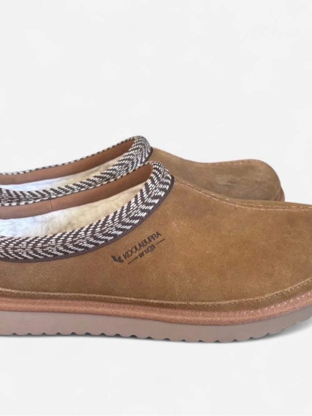 Koolaburra Brown Suede Slip-On Loafers - Picture 1 of 6